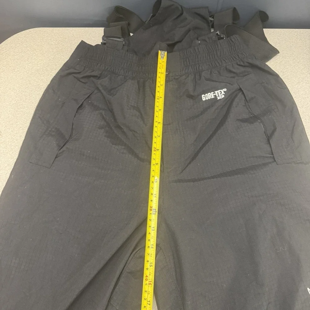 North Face Mens XL GoreTex Black Ski Snow Bibs Bib Snowboard Snowsuit Pants Suit